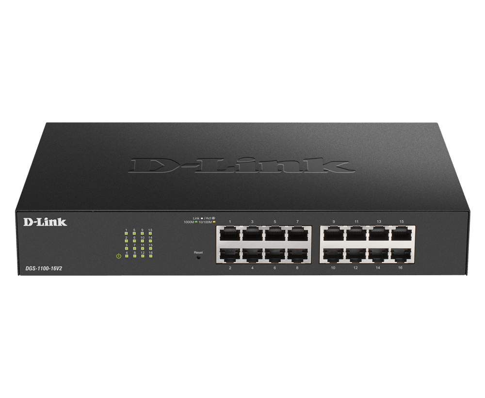 16-Port Gigabit Smart Managed Switch DGS-1100-16V2