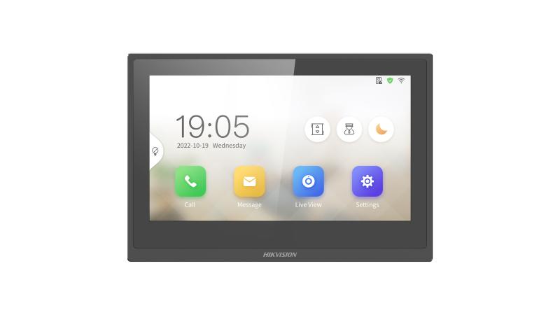 Metal Frame Indoor Station 7"   DS-KH6351-WTE1